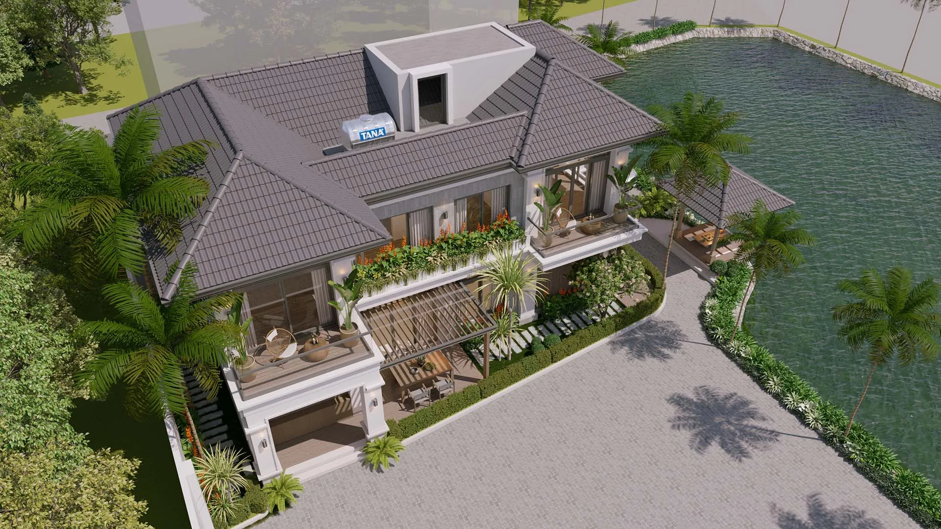 nhà vườn v4